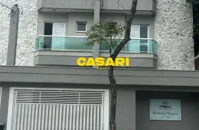 Apartamento com 2 dormitórios e quintal à venda no santa maria – santo andré/sp