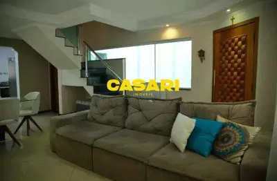 Sobrado à venda com 3 suítes e 208 m² no nova petrópolis - são bernardo do campo/sp