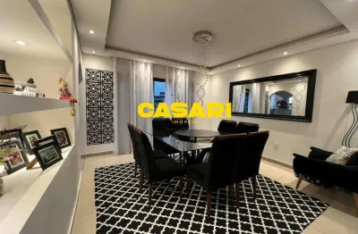 Sobrado com 3 dormitórios à venda, 217 m² - jardim do estádio - santo andré/sp