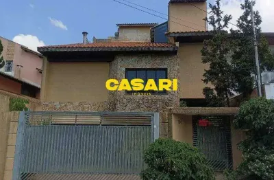 Sobrado com 5 dormitórios à venda, 376 m² - parque espacial - são bernardo do campo/sp