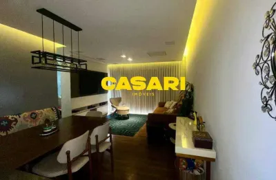 Apartamento com 3 dormitórios à venda, 105 m² - centro - diadema/sp