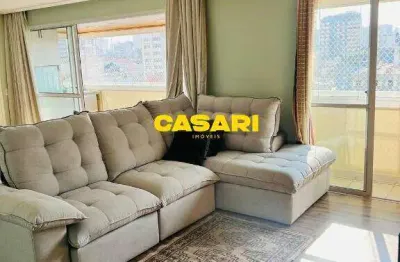 Apartamento com 3 dormitórios à venda, 128 m² - centro - santo andré/sp