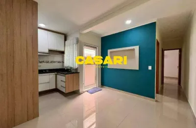 Apartamento com 2 dormitórios à venda, 49 m² - jardim utinga - santo andré/sp