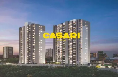 Apartamento com 2 dormitórios à venda, 56 m² - vila assunção - santo andré/sp