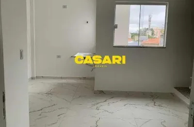 Cobertura com 2 dormitórios à venda, 105 m² - campestre - santo andré/sp