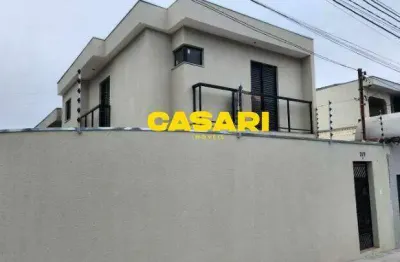 Sobrado com 3 dormitórios à venda, 153 m² - vila curuçá - santo andré/sp