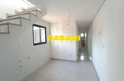 Cobertura com 2 dormitórios à venda, 100 m² - campestre - santo andré/sp