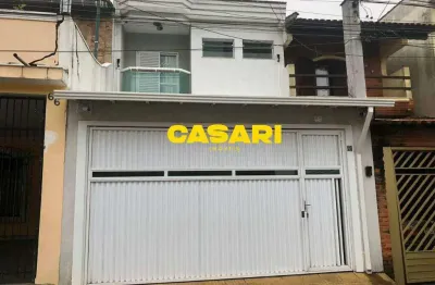 Sobrado com 3 dormitórios à venda, 190 m² - vila tibiriçá - santo andré/sp