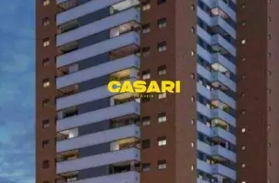 Lançamento apartamento 2 dormitórios (1 suíte) com terraço e 1 vaga no campestre – santo andré/sp