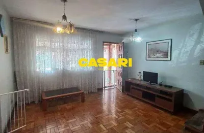 Sobrado com 3 dormitórios à venda, 109 m²- jardim cambuí - santo andré/sp