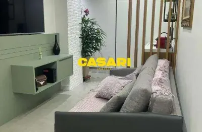 Apartamento com 2 dormitórios à venda, 55 m² - centro - são bernardo do campo/sp