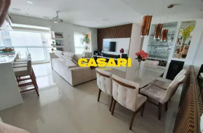 Apartamento com 3 dormitórios à venda, 115 m² - jardim - santo andré/sp