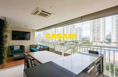 Apartamento à venda com 156 m², 3 quartos suíte e 4 vagas no centro de são bernardo do campo