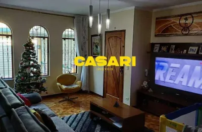 Sobrado com 4 dormitórios à venda, 130 m² - vila scarpelli - santo andré/sp