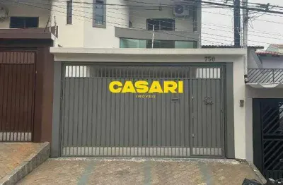 Sobrado com 4 dormitórios à venda, 192 m² - vila camilópolis - santo andré/sp