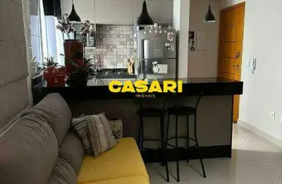 Cobertura com 2 dormitórios à venda, 82 m²qd - campestre - santo andré/sp