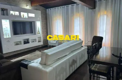 Sobrado com 4 dormitórios à venda, 225 m² - vila humaitá - santo andré/sp
