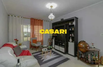 Sobrado com 3 suítes à venda, 176 m² – parque erasmo assunção, santo andré/sp