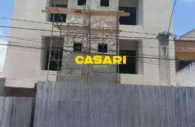 Cobertura com 2 dormitórios à venda, 95 m² por r$ 495.000,00 - vila pires - santo andré/sp