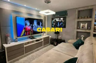 Sobrado com 4 dormitórios à venda, 174 m² - jardim - santo andré/sp