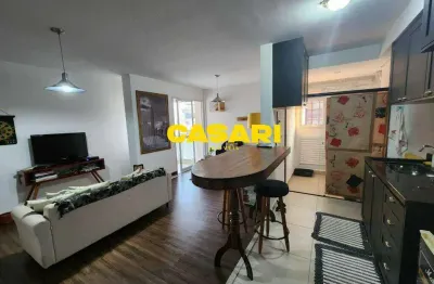 Apartamento com 2 dormitórios à venda, 67 m² - centro - santo andré/sp