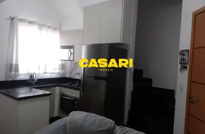 Cobertura com 2 dormitórios à venda, 96 m² - santa maria - santo andré/sp