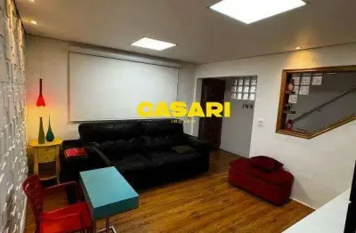 Sobrado 2 dormitórios mobiliado 208 m² à venda - santa terezinha - são bernardo do campo | casari imóveis