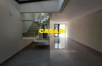 Sobrado com 3 dormitórios à venda, 191 m² - rudge ramos - são bernardo do campo/sp