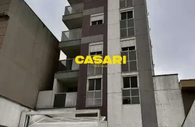 Cobertura com 2 dormitórios à venda, 118 m² - vila scarpelli - santo andré/sp