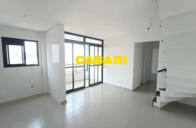 Cobertura com 2 dormitórios à venda, 118 m² - baeta neves - são bernardo do campo/sp