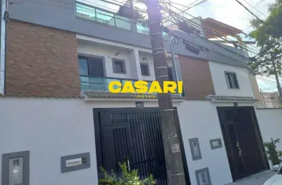 Sobrado com 3 dormitórios à venda, 156 m² - vila curuçá - santo andré/sp