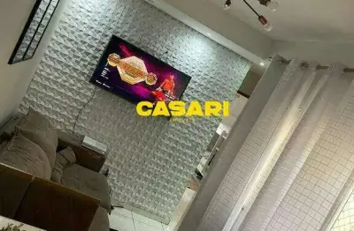 Cobertura com 2 dormitórios à venda, 82 m² - jardim las vegas - santo andré/sp