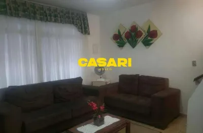 Sobrado com 3 dormitórios à venda, 168 m² - jardim cristiane - santo andré/sp