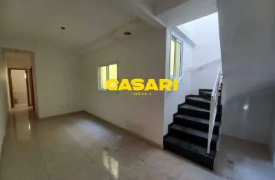 Cobertura com 2 dormitórios à venda, 98 m² - vila camilópolis - santo andré/sp