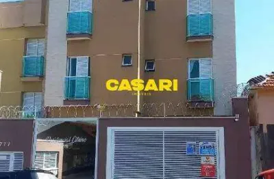 Cobertura com 2 dormitórios à venda, 98 m² - vila camilópolis - santo andré/sp