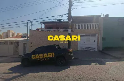 Sobrado com 3 dormitórios à venda, 170 m² - jardim stella - santo andré/sp