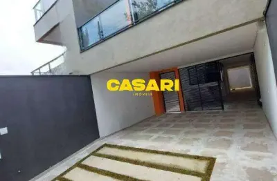 Sobrado de alto padrão à venda no jardim paraíso – 3 suítes, varanda gourmet e 4 vagas em santo andré