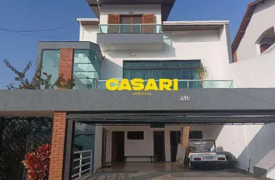 Sobrado com 4 dormitórios à venda, 332 m² - parque espacial - são bernardo do campo/sp