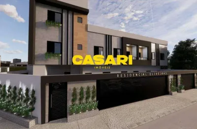 Sobrado com 3 dormitórios à venda, 83 m² – condomínio fechado no jardim, santo andré/sp