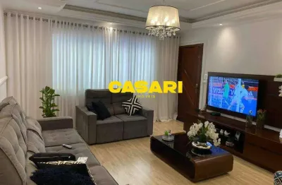 Casa assobradada com 3 dormitórios e 2 suítes à venda no centro de são bernardo do campo – 215 m²