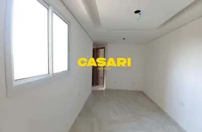 Cobertura com 2 dormitórios à venda, 54 m² - jardim progresso - santo andré/sp