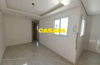 Cobertura com 2 dormitórios à venda, 54 m² - jardim progresso - santo andré/sp