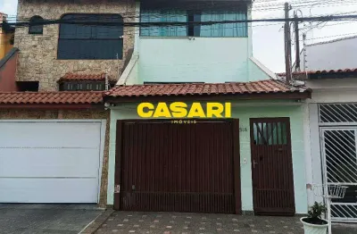 Sobrado com 3 dormitórios à venda, 240 m² - jardim las vegas - santo andré/sp