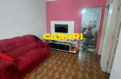 Casa com 2 dormitórios à venda, 128 m² - vila apiaí - santo andré/sp