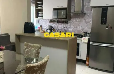 Cobertura com 2 dormitórios à venda, 140 m² - vila pires - santo andré/sp