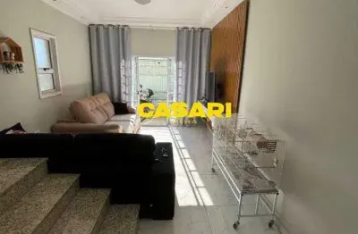 Sobrado com 3 dormitórios à venda, 200 m² - jardim jamaica - santo andré/sp