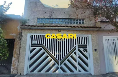 Sobrado com 4 dormitórios à venda, 183 m² - assunção - são bernardo do campo/sp