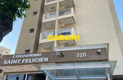 Apartamento com 3 dormitórios à venda, 82 m² - vila guiomar - santo andré/sp