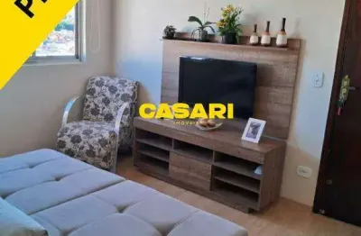 Apartamento com 2 dormitórios à venda, 60 m² - taboão - são bernardo do campo/sp