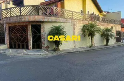 Sobrado com 3 dormitórios à venda, 169 m² - dos casa - são bernardo do campo/sp